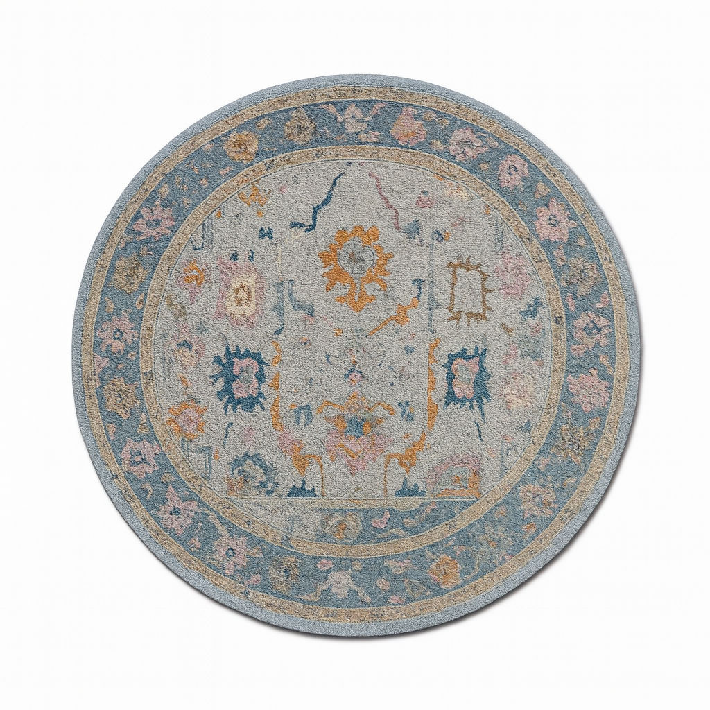 LAVENARA - Hand Knotted Oushak Carpet